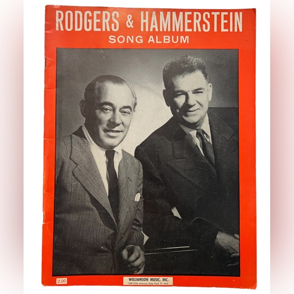 Rodgers & Hammerstein Song Album Vintage Piano Book - Picture 1 of 4